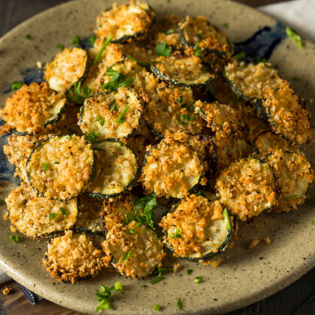 Healthy Baked Zucchini Chips Recipe