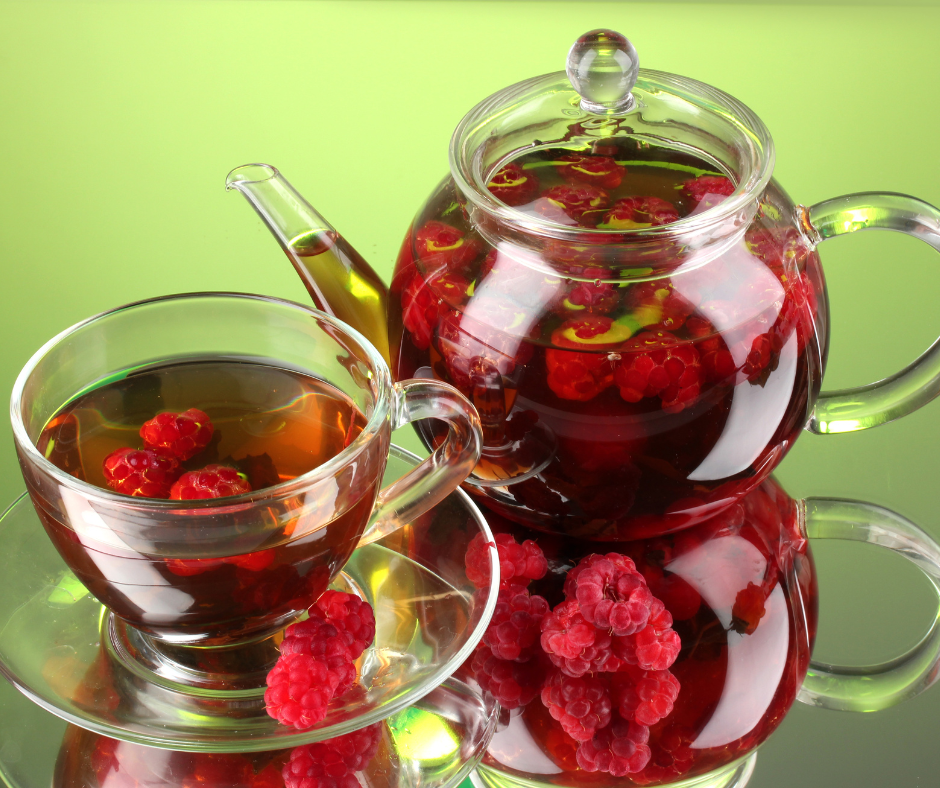 Ruby Berry Burst nutraMetrix TLS® Trim Tea & Fresh Raspberries Fusion