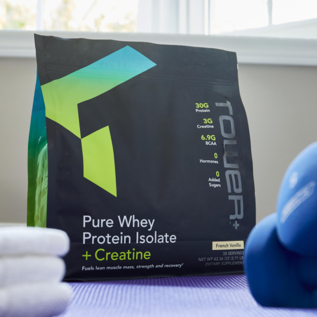 Protein: The nutraMetrix® Tower+™ Pure Whey Protein Isolate + Creatine adds a true source of protein that helps the body promote healthy muscle growth and support muscle recovery, making Power+ Protein bars the perfect pre or post work out snack.