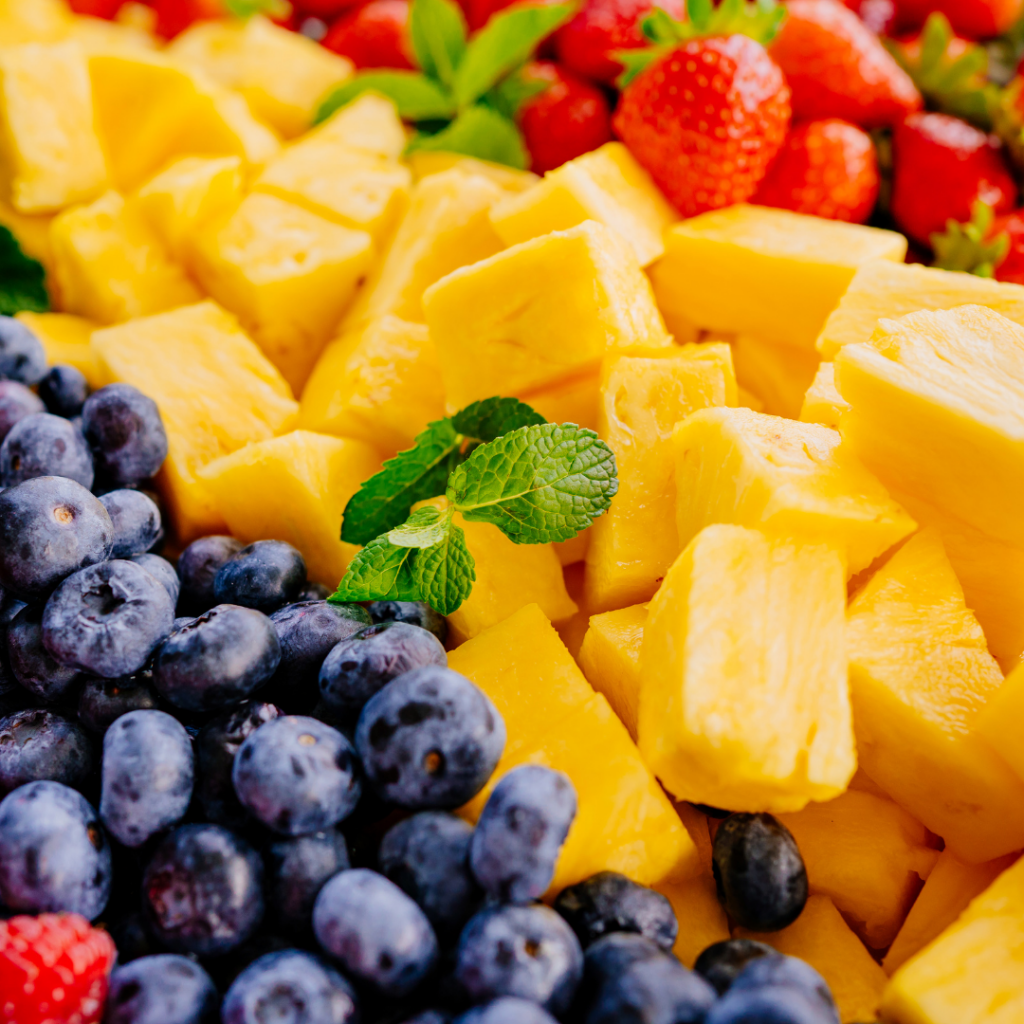 These summer fruits were carefully chosen for their vibrant flavor, creamy texture, and impressive health benefits, making them ideal additions to your smoothie. Pineapple brings a refreshing tropical tang while delivering vitamin C and bromelain, both recognized for supporting healthy digestion and immune function. Strawberries contribute antioxidants and even more vitamin C, which help promote radiant, healthy skin, all while providing a naturally sweet and tangy flair